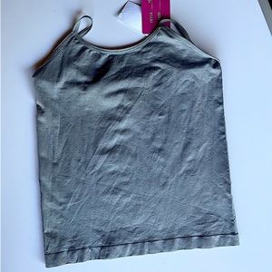 Aviva gray girl’s camisole nylon spandex size 14-16